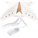 Set Di 2 Stelle Led Carta Bianco Lucido 60 Cm Motti - Foto miniatura 3