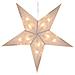 Set Di 2 Stelle Led Carta Bianco Lucido 60 Cm Motti - Foto miniatura 4