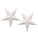 Set Di 2 Stelle Led Carta Bianco Lucido 60 Cm Motti - Foto miniatura 6