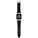 Cinturino Per Apple Watch 38/40/41mm In Pu Monogram, Nero - Foto miniatura 1