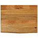 Piano Tavolo Bordi Vivi 90x60x2,5 Cm In Legno Massello Di Mango - Foto miniatura 1