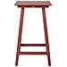 Set Di Tavolino E Sedie Materiale Sintetico Rosso Adirondack - Foto miniatura 5