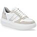 Leisure Trainers White Sneakers Pelle Scamosciata /nabuk Scarpe Donna Bianco Eu 36, W1200-81 - Foto miniatura 1