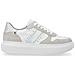Leisure Trainers White Sneakers Pelle Scamosciata /nabuk Scarpe Donna Bianco Eu 36, W1200-81 - Foto miniatura 2