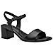 Black Casual Open Sandals Sandali Pelle Scarpe Donna Nero Eu 38, 1-28317-42 001 - Foto miniatura 1