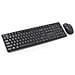 Pro Fit tastiera Mouse incluso Ufficio RF Wireless AZERTY Francese Nero - Foto miniatura 2