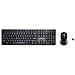 Pro Fit tastiera Mouse incluso Ufficio RF Wireless AZERTY Francese Nero - Foto miniatura 3