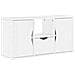Mobile TV 5 pz con Contenitore ODDA Bianco in Legno di Pino - Foto miniatura 2