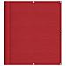 Paravento da Balcone Rosso 120x700 cm 100% Poliestere Oxford - Foto miniatura 1