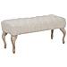 Panca Mf296 - Beige - Legno - 97x42x40 Cm - Foto miniatura 1