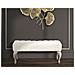Panca Mf296 - Beige - Legno - 97x42x40 Cm - Foto miniatura 7