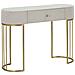 Tavolo Consolle Mf615 - Beige - Legno - 100x40x75 Cm - Foto miniatura 1