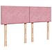Giroletto a Molle con Materasso Rosa 140x190 cm in Velluto - Foto miniatura 5