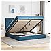Struttura Letto Pouf con Materassi 180x200 cm Velluto - Foto miniatura 2