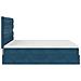 Struttura Letto Pouf con Materassi 180x200 cm Velluto - Foto miniatura 8