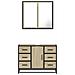 Set Mobili da Bagno 2 pz Rovere Sonoma in Legno Multistrato - Foto miniatura 5