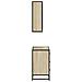 Set Mobili da Bagno 2 pz Rovere Sonoma in Legno Multistrato - Foto miniatura 6