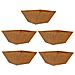 Vaso a Ciotola da Giardino 5 pcs Ruggine 35 x 35 x 15 cm - Foto miniatura 5