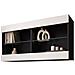 Komodee Tivoli Horizontal 100 Vetrina Sospesa, Nero/bianco, Senza Led, Larghezza 100 Cm X Altezza 50 Cm X Profondità 29 Cm, Per Soggiorno, Sala Da Pranzo - Foto miniatura 3