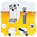 Set Completo Spillatore Birra Dispenser Birra Macchina Per Birra - Kontakt 40 2-linee 50 Litri /h Keg Adattatore Da 5 Litri Keg 2 Type D - Foto miniatura 2