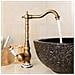Set rubinetto per vasca e lavabo, Blackswan, tipo M40.4, modello bronzo antico, misura 30 cm - Foto miniatura 4