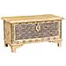 Baule In Legno Marrone 90x40x45h - Foto miniatura 1