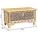 Baule In Legno Marrone 90x40x45h - Foto miniatura 4