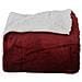 Coperta Rosso Bordeaux 240 x 270 cm Panno - Foto miniatura 4