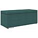 Pouf Verde Scuro Tessuto e Legno Ingegnerizzato - Foto miniatura 1
