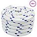 Corda da Barca 10 m 3 Bianco e Blu PP - Foto miniatura 2