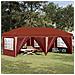 Tenda per feste a pop-up 575 x 288 x 245 cm Terracotta - Foto miniatura 2