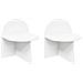 Comodino 2 pcs Bianco 40 x 35,5 x 45,5 cm Legno ingegnerizzato - Foto miniatura 1