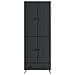 Set di armadi 2 pcs Nero Legno ingegnerizzato - Foto miniatura 4