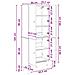 Set di armadi 2 pcs Nero Legno ingegnerizzato - Foto miniatura 8