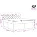 Letto box spring con materasso Nero 140 x 190 cm Tessuto - Foto miniatura 5