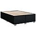 Letto box spring con materasso Nero 140 x 190 cm Tessuto - Foto miniatura 9