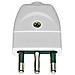 00202b - Spina 2p+t 16a S17 Assiale Bianco - Foto miniatura 1