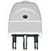 00202b - Spina 2p+t 16a S17 Assiale Bianco - Foto miniatura 2