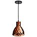 Lampadario Pendente Cromato A Sospensione E27 Metallo Oro Rosa Vt-8220 3711 - Foto miniatura 4