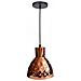Lampadario Pendente Cromato A Sospensione E27 Metallo Oro Rosa Vt-8220 3711 - Foto miniatura 5