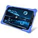Bumper In Silicone Anti Shock Universale Per Tablet Da 7 A 9 Pollici - Blu - Foto miniatura 2