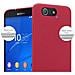 Custodia Compatibile Con Sony Xperia Z3 Compact In Frosty Rosso - Hard Case Coperchio Protettivo In Frosted Look Contro I Graffi E Gli Urti - Foto miniatura 4