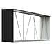 Capannone da Giardino in Acciaio Zincato 330x84x152cm Antracite - Foto miniatura 1