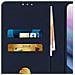 Custodia Samsung Galaxy S21 Portadocumenti Funzione Supporto Blu - Foto miniatura 3