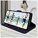 Custodia Samsung Galaxy S21 Portadocumenti Funzione Supporto Blu - Foto miniatura 4