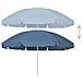 Ombrellone Da Spiaggia Blu 240 Cm - Foto miniatura 2