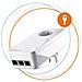 Cpl Magic 2 Lan Tripla Estensione - Fino A 2400 Mbit / S - Foto miniatura 1
