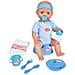 New Born Baby Blue Baby Doll 43cm Beve Pipì - Foto miniatura 3