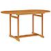 Tavolo Da Giardino 150x90x75 Cm In Legno Massello Di Teak - Foto miniatura 1