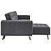 Sherbrooke Divano Scandinavo Penisola Sinistra 5 Posti Grigio - Foto miniatura 2
